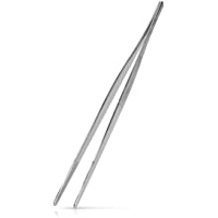 Navaris Pinzas para la Cocina de Acero Inoxidable - Pinzas para la Barbacoa - Tenazas largas para Carnes Pasta para…